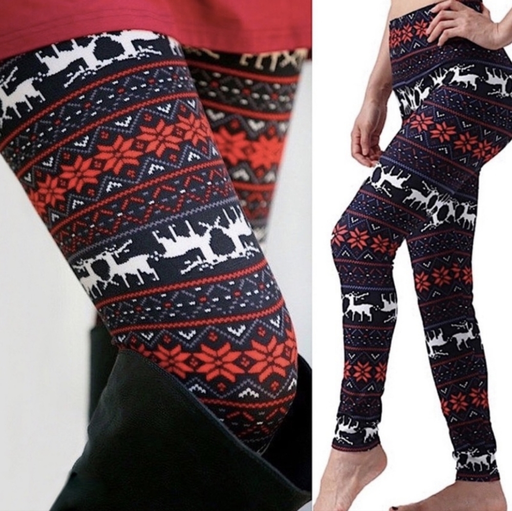 Buttery Soft Holiday Leggings by Leggings Depot